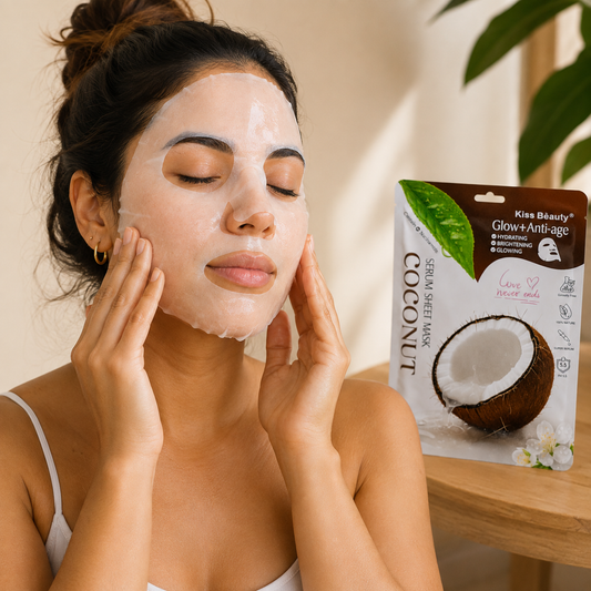 Mascarilla Facial de Coco Glow + Anti-Age – Kiss Beauty