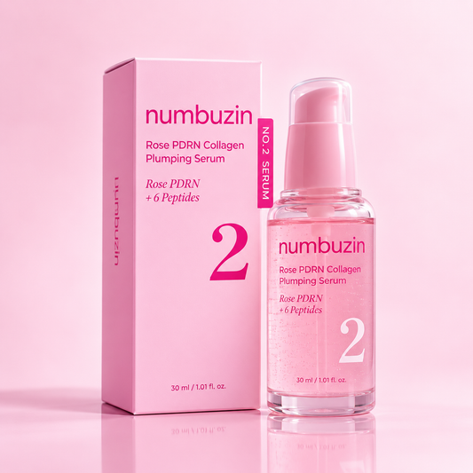 Numbuzin No.2 Rose PDRN Collagen Plumping Serum | Sérum Reafirmante con Rose PDRN, Colágeno y 6 Péptidos