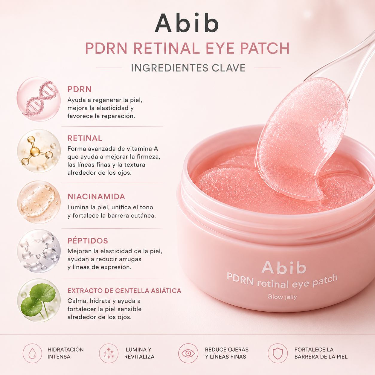 Parches con Retinol & PDRN para Ojos Abib (60 Parches)