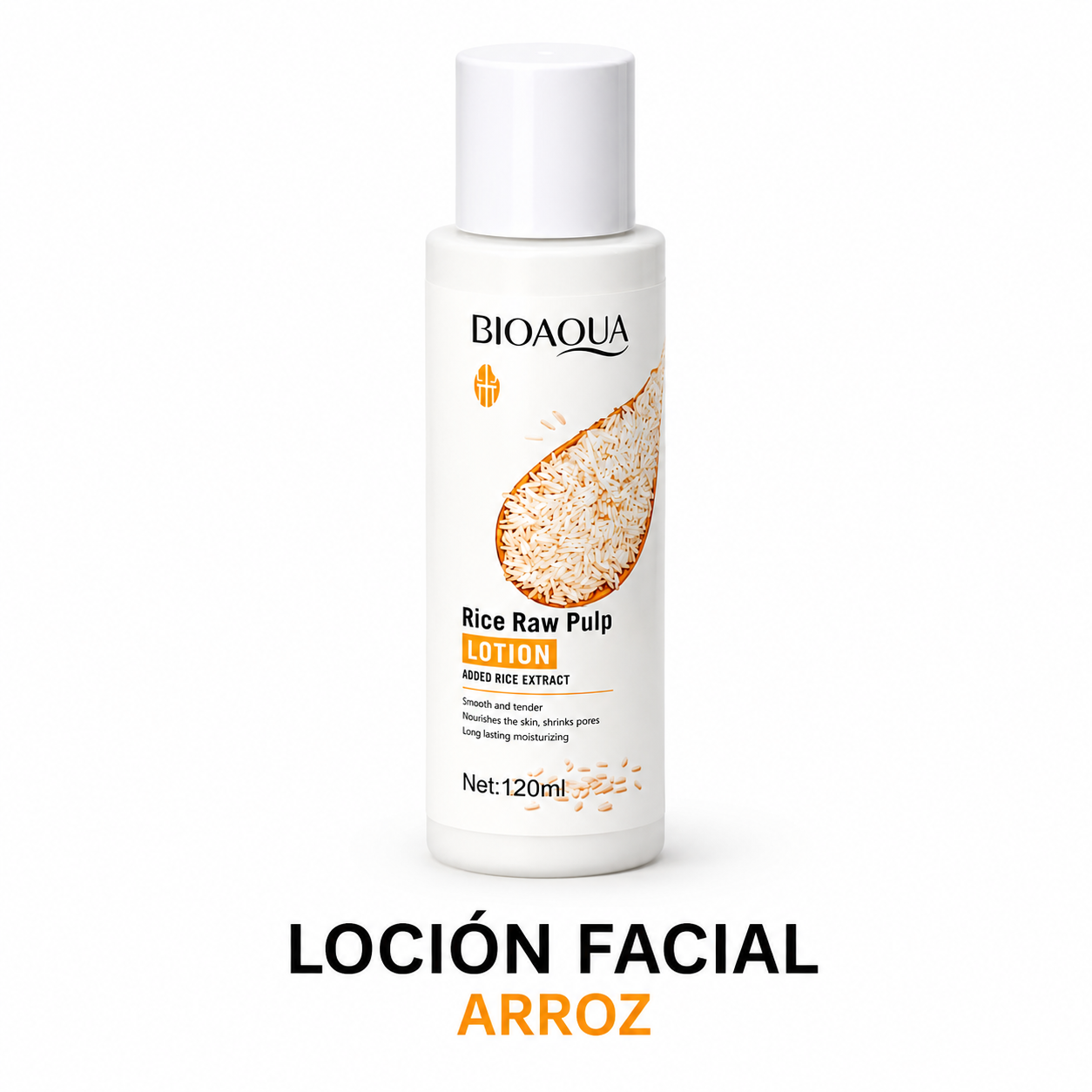 Kit Facial Bioaqua Rice Raw Pulp de Arroz - Rutina Completa 6 Piezas