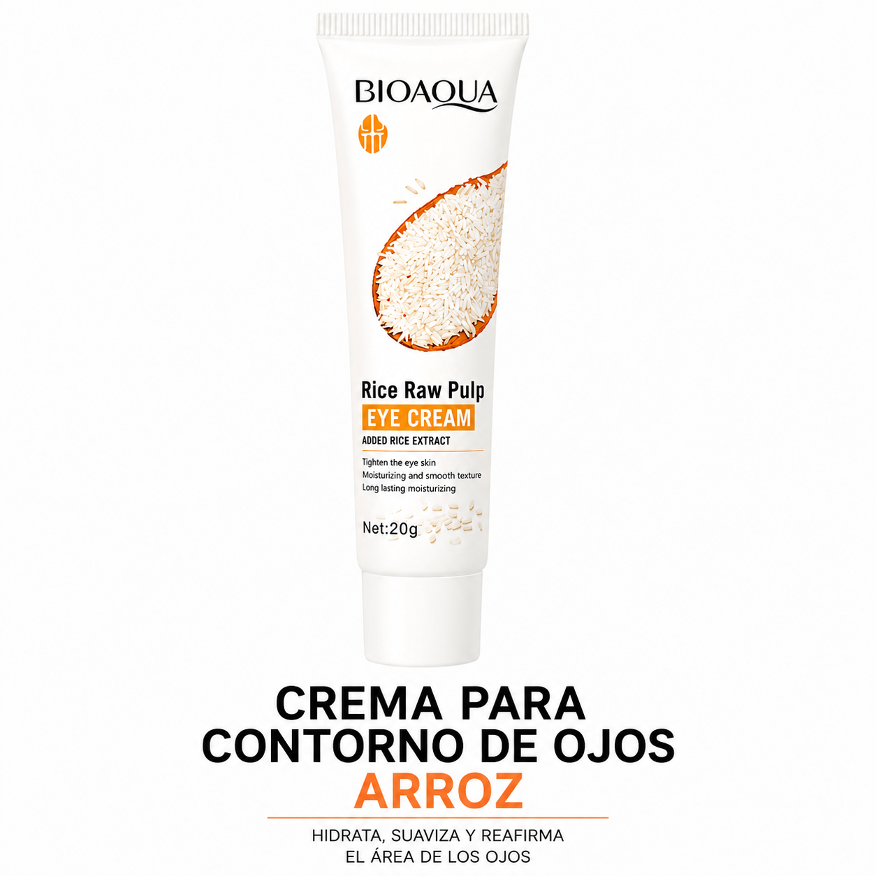 Kit Facial Bioaqua Rice Raw Pulp de Arroz - Rutina Completa 6 Piezas