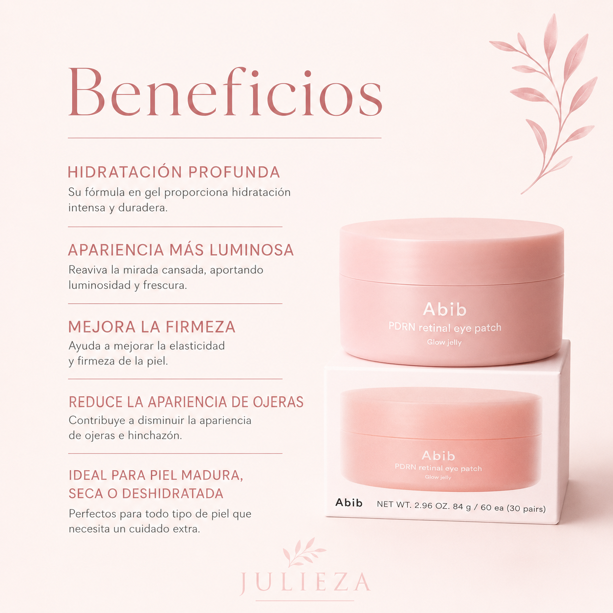 Parches con Retinol & PDRN para Ojos Abib (60 Parches)