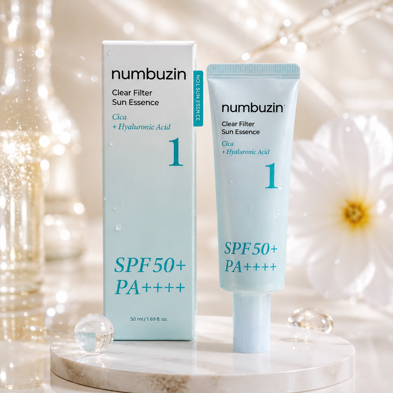 Numbuzin No.1 Clear Filter Sun Essence SPF50+ PA++++ 50 ml