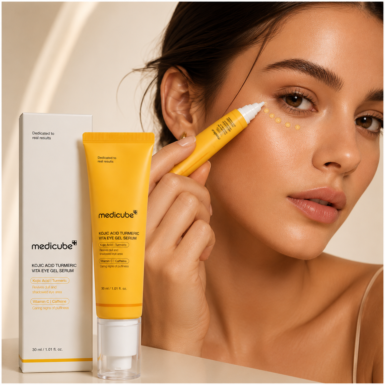 Medicube Kojic Acid Turmeric Vita Eye Gel Serum 30 ml