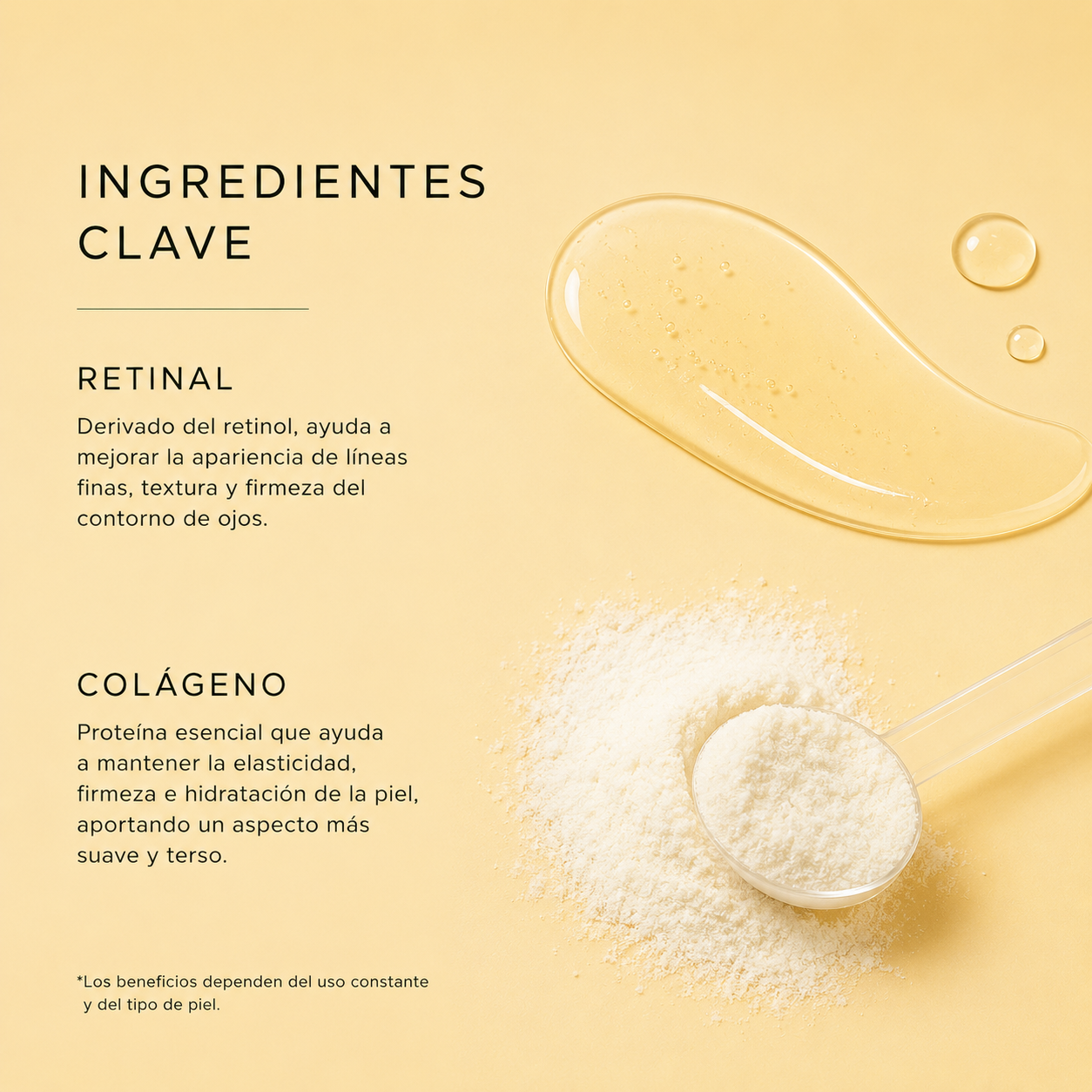 Arencia Retinal Boosting Eye Mask con Retinal y Colágeno | 60 Parches Reafirmantes
