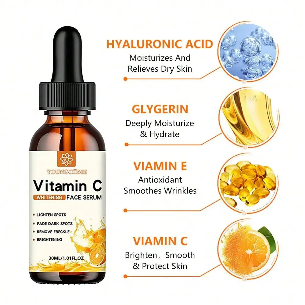 Vitamin C Eye Serum – Brightens Dark Circles & Reduces Puffiness for Radiant Eyes